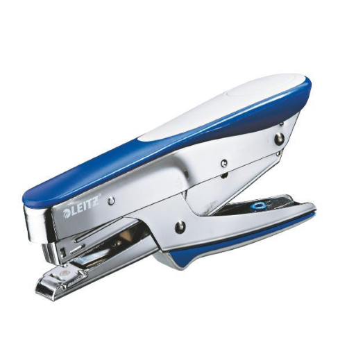 LEITZ CUCITRICE 5545 A PINZA CARICAMENTO POSTERIORE CAPACITA FINO A 15 FOGLI 150 PUNTI TIPO PUNTI NUMERO 10 BLU METALLIZZATO